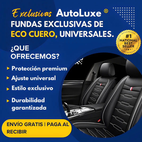 AutoLuxe ® | Fundas exclusivas de eco cuero, universales.