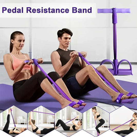 1 + 1 GRATIS | BANDA DE EJERCICIOS CON PEDAL | Flexi Gym ®️