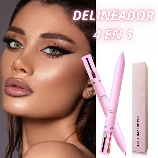 GlamLine™ - DELINEADOR 4 EN 1 (Cejas, labios, ojos e iluminador)