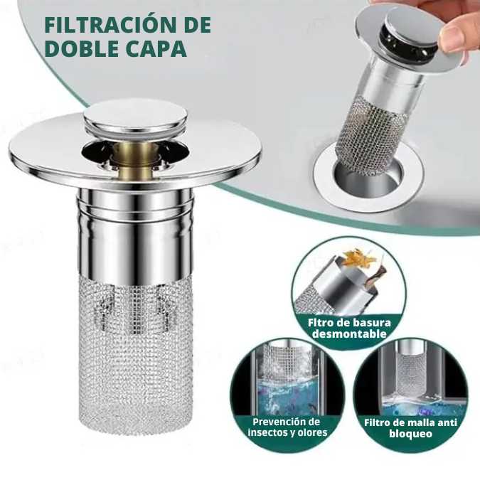 Tapón filtro universal de drenaje🔥🤩