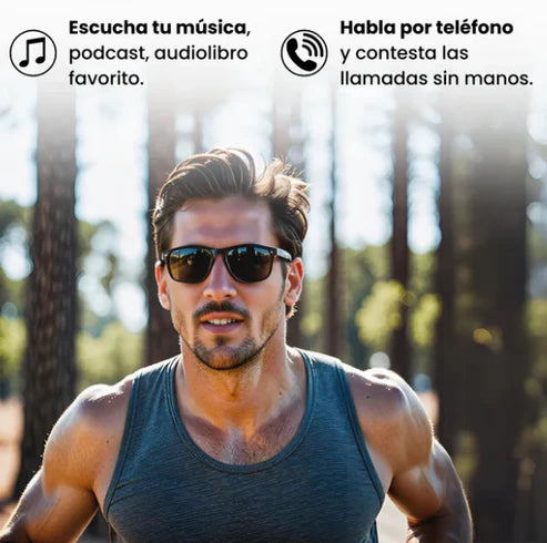 Lentes Inteligentes táctil - Escucha música, llamadas, toma fotos...