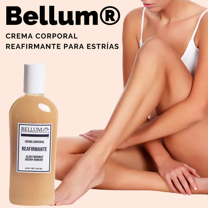 Bellum® | CREMA CORPORAL REAFIRMANTE PARA ESTRÍAS